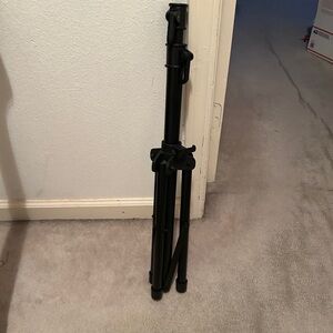 Black Adjustable Tripod Stand